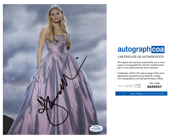 Jennifer Morrison Once Upon A Time Signed Autograph 8x10 Photo ACOA