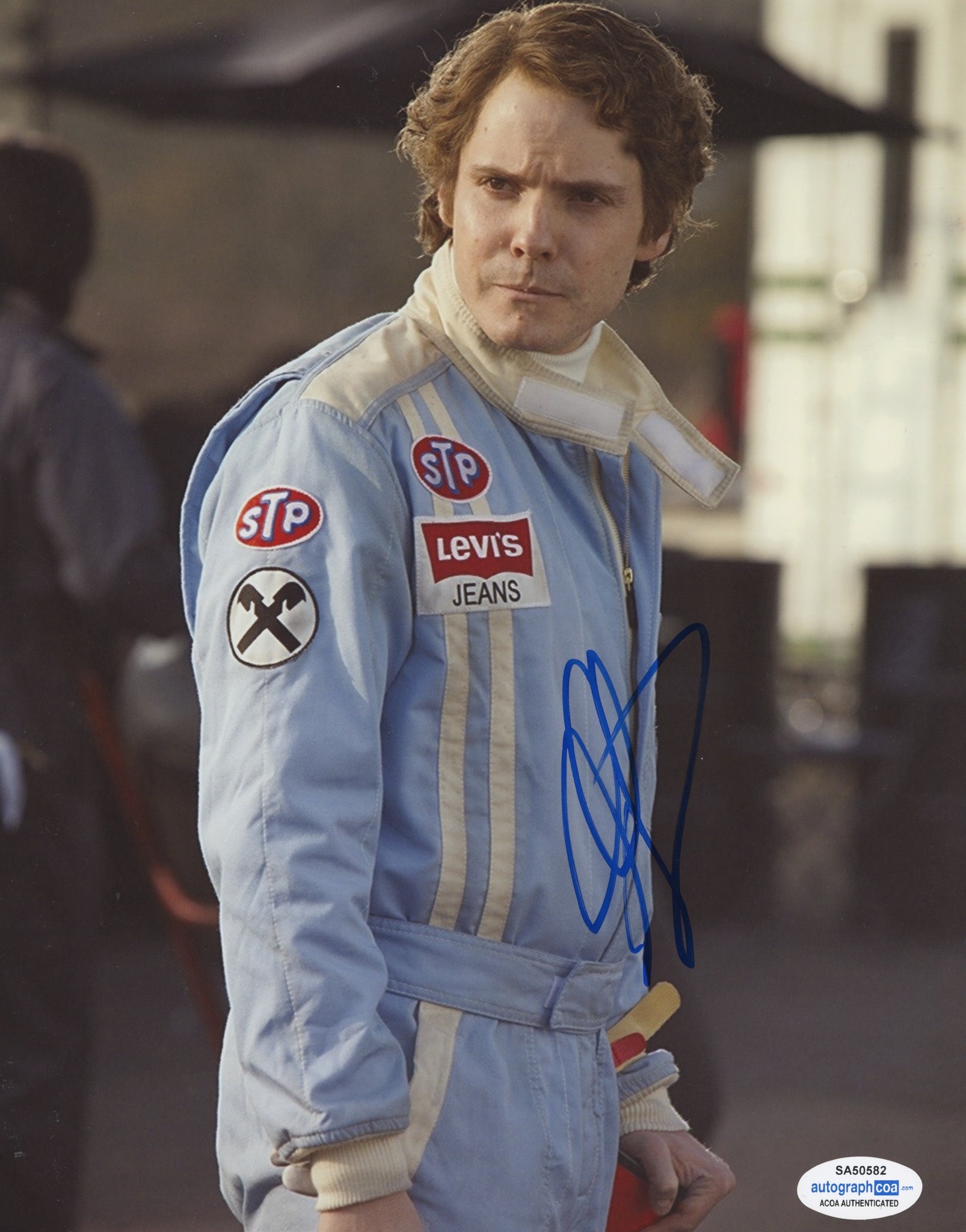 Daniel Bruhl Rush Signed Autograph 8x10 Photo ACOA