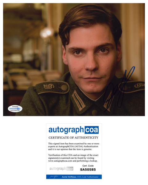 Daniel Bruhl Inglorious Basterds Signed Autograph 8x10 Photo ACOA