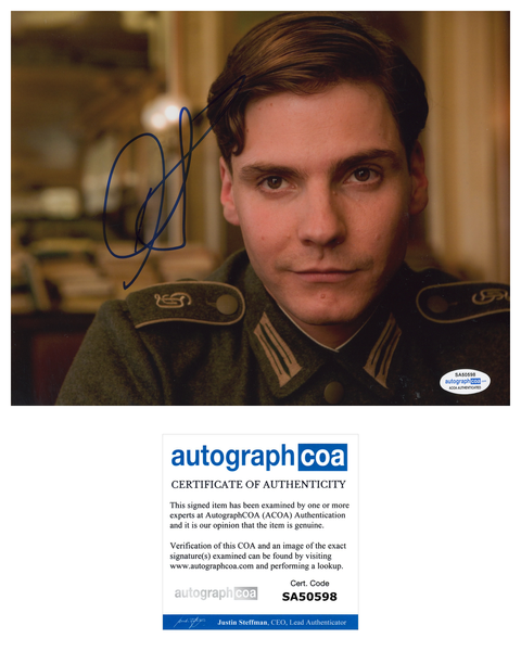 Daniel Bruhl Inglorious Basterds Signed Autograph 8x10 Photo ACOA