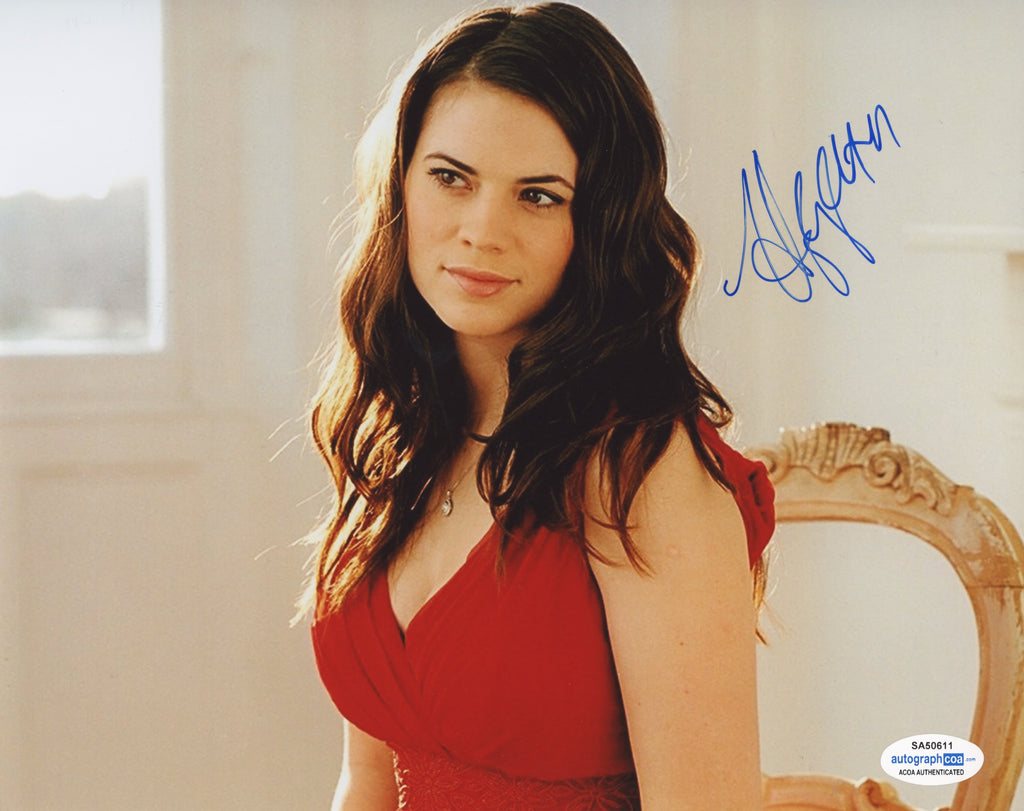 peggy carter red dress Hayley Atwell Captain America Peggy Carter Signed Autograph 8x10 Photo– Outlaw Hobbies Authentic Autographs