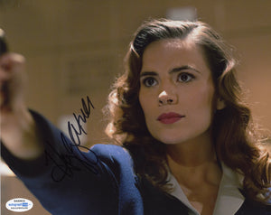 Hayley Atwell Captain America Peggy Carter Signed Autograph 8x10 Photo ACOA