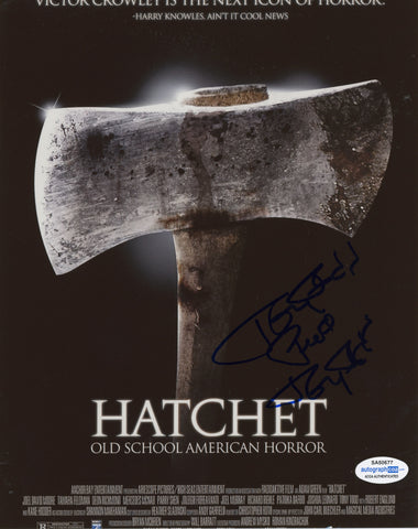Tony Todd Hatchet Signed Autograph 8x10 Photo ACOA