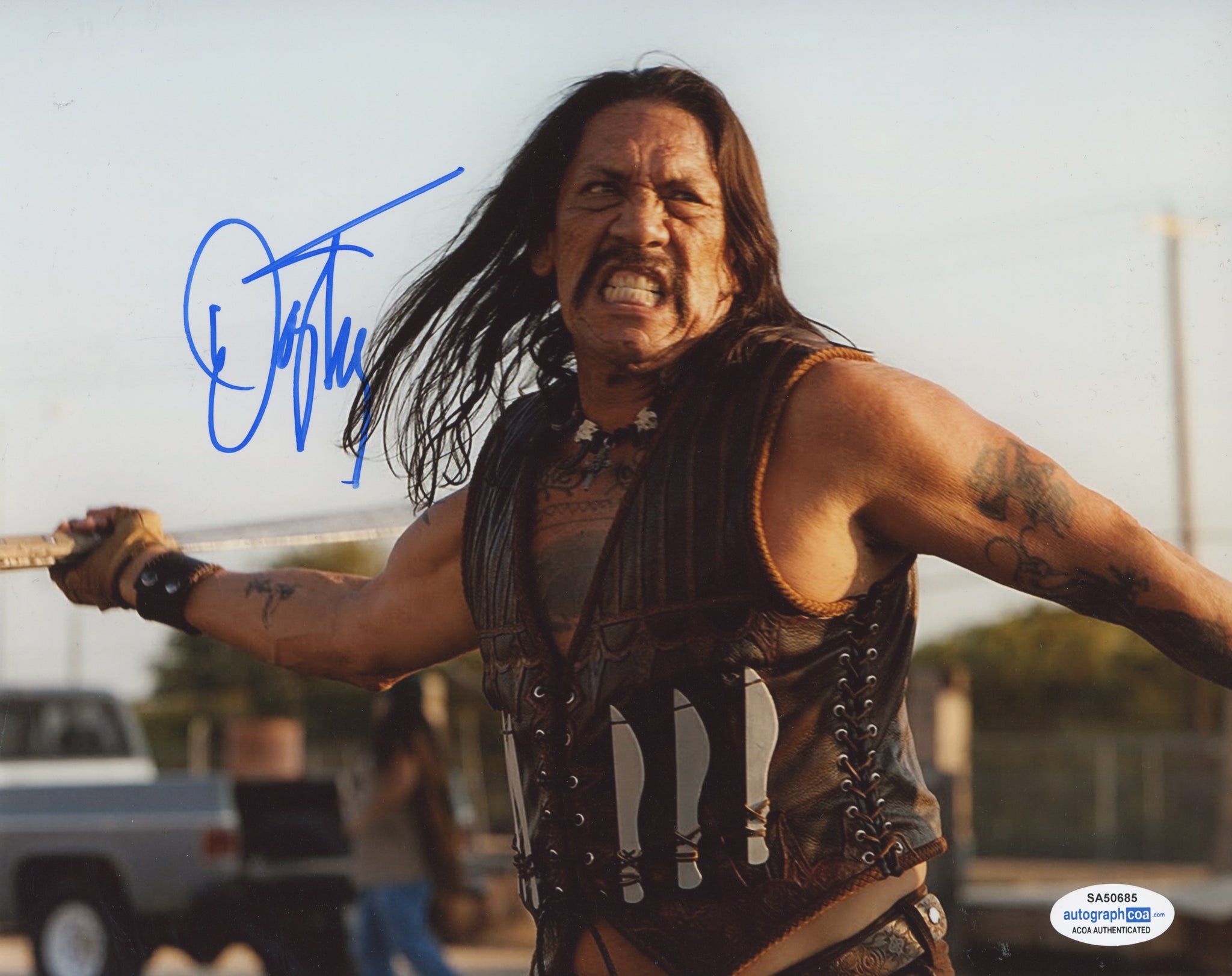 Danny Trejo Machete Signed Autograph 8x10 Photo ACOA