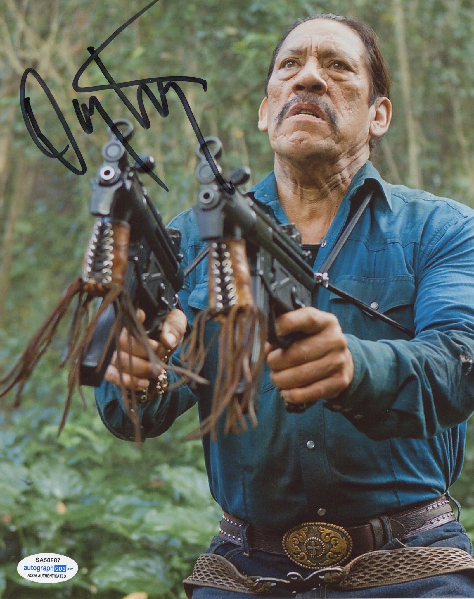 Danny Trejo Machete Signed Autograph 8x10 Photo ACOA