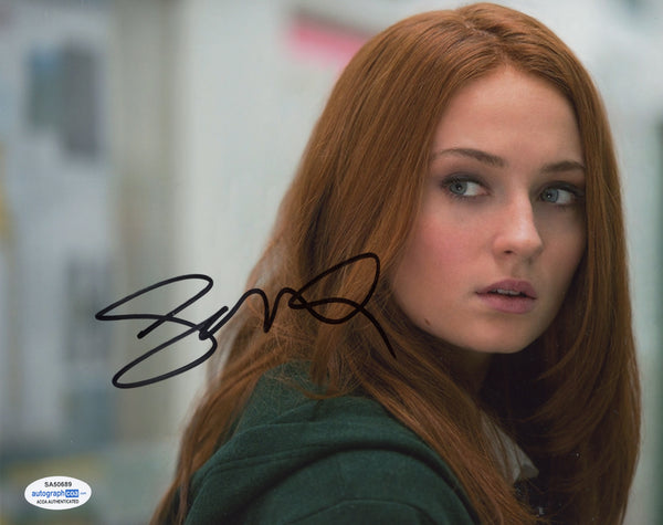 Sophie Turner Sexy Signed autograph 8x10 Photo ACOA