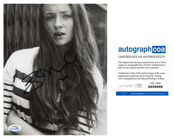 Sophie Turner Sexy Signed autograph 8x10 Photo ACOA