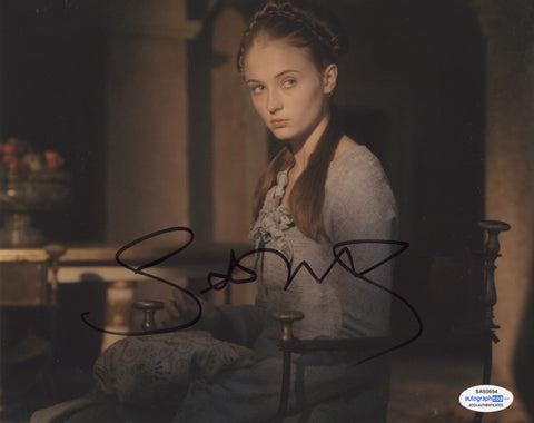 Sophie Turner Sexy Game of Thrones Signed autograph 8x10 Photo ACOA