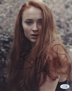 Sophie Turner Sexy Signed Autograph 8x10 Photo ACOA