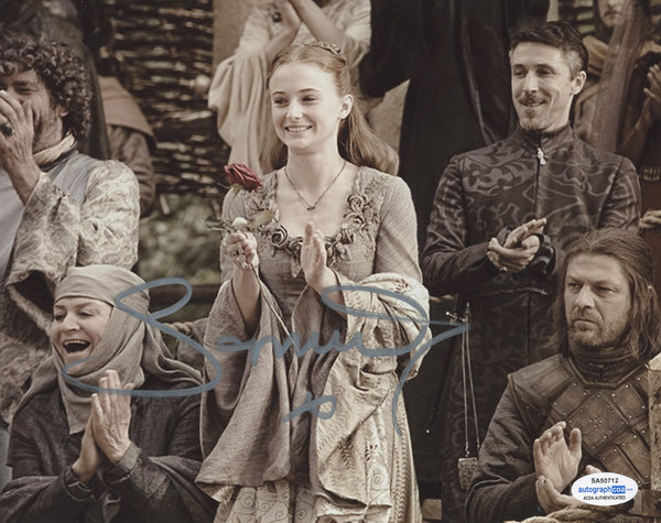 Sophie Turner Game of Thrones Signed Autograph 8x10 Photo ACOA