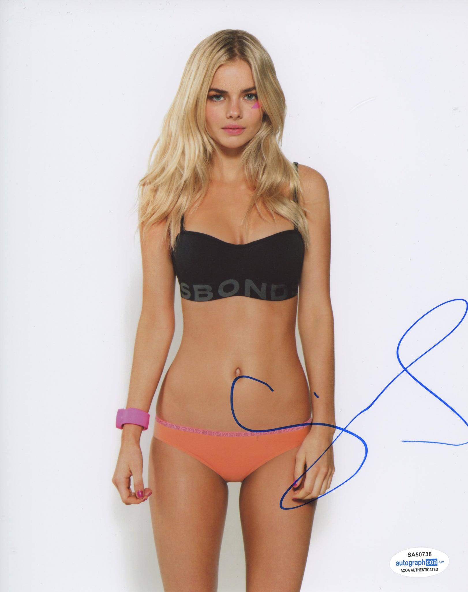 Samara Weaving Ready or Not Signed Autograph 8x10 Photo ACOA