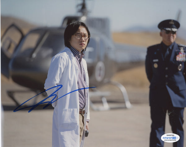 Jimmy O Yang Space Force Signed Autograph 8x10 Photo ACOA