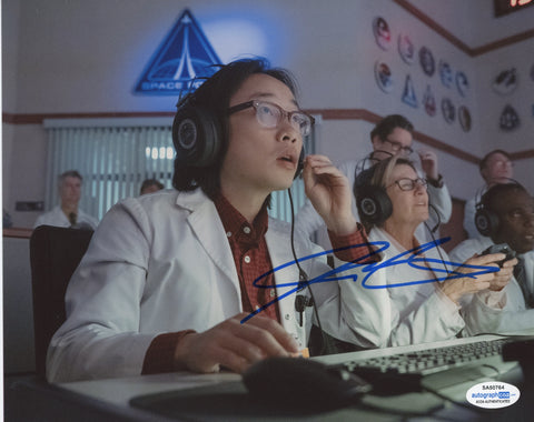 Jimmy O Yang Space Force Signed Autograph 8x10 Photo ACOA