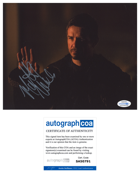 Matt Nable Arrow Signed Autograph 8x10 Photo ACOA