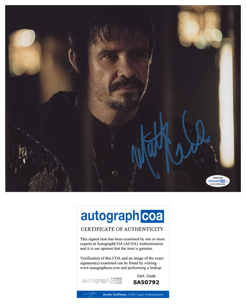 Matt Nable Arrow Signed Autograph 8x10 Photo ACOA