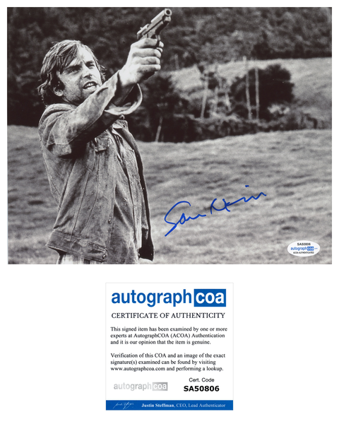 Sam Neill Signed Autograph 8x10 Photo ACOA
