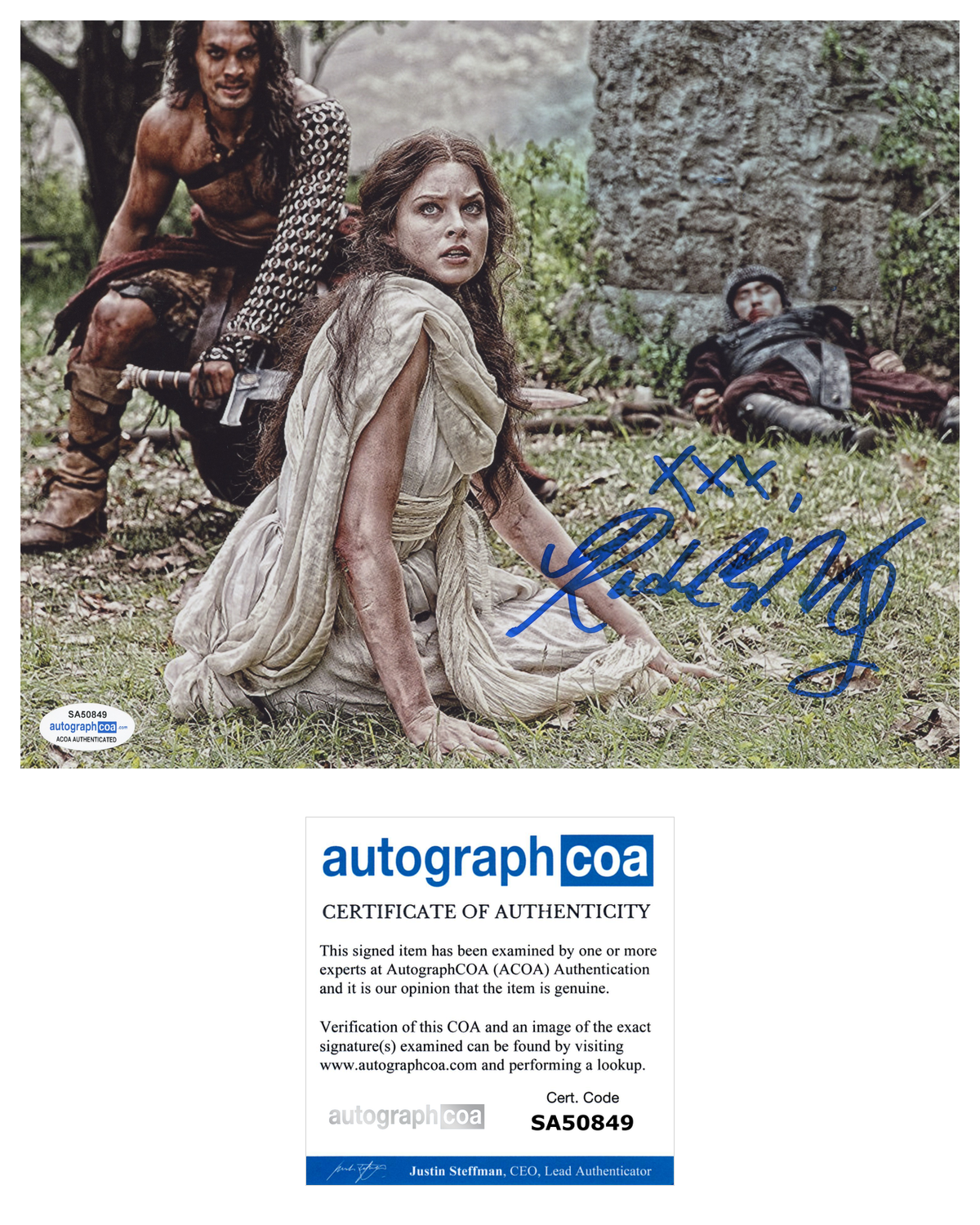 Rachel Nichols Conan Signed Autograph 8x10 Photo ACOA– Outlaw
