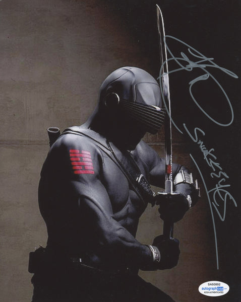 Ray Park Snake Eyes Signed Autograph 8x10 Photo ACOA