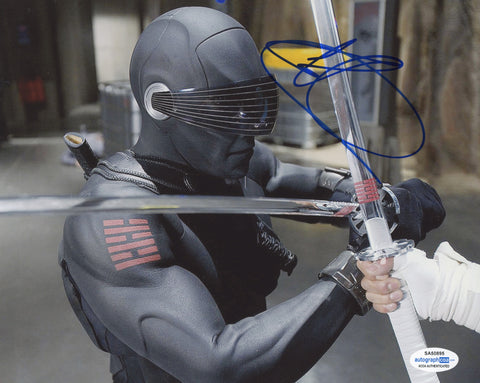 Ray Park Snake Eyes Signed Autograph 8x10 Photo ACOA