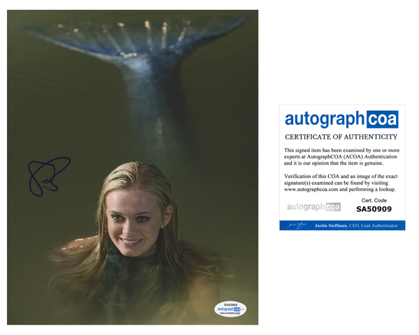 Sara Paxton Aquamarine Signed Autograph 8x10 Photo ACOA