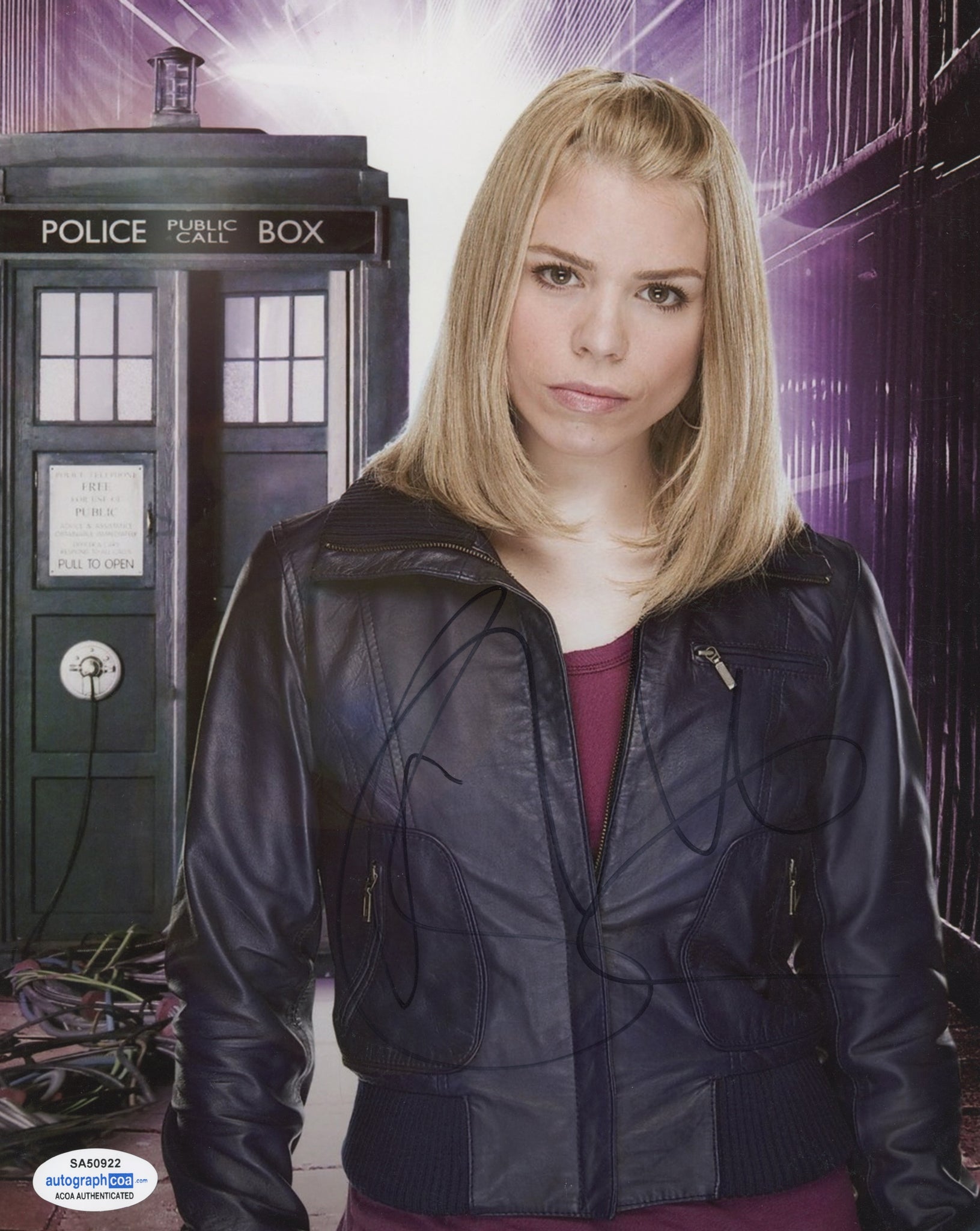 Billie Piper Sexy Doctor Who Signed Autograph 8x10 Photo ACOA