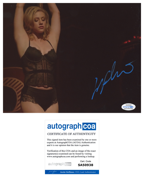 Lili Reinhart Riverdale Sexy Signed Autograph 8x10 Photo ACOA
