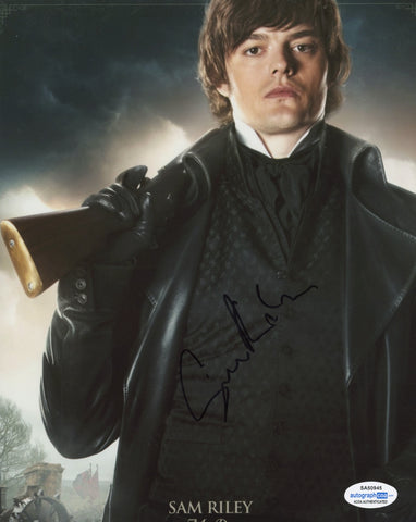 Sam Riley Pride Prejudice Zombies Signed Autograph 8x10 Photo ACOA