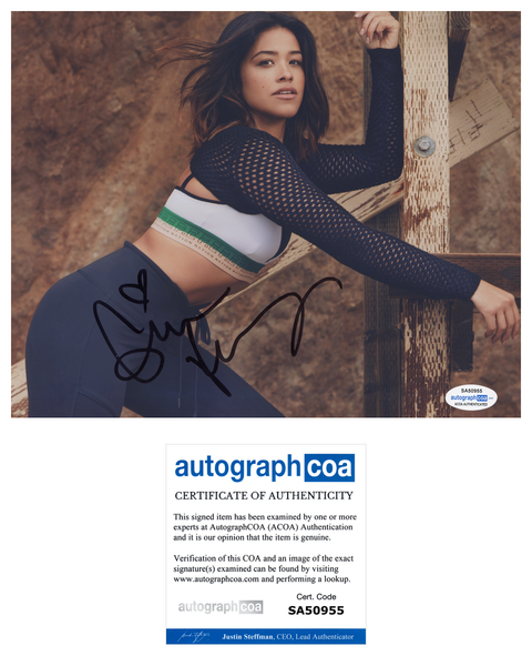 Gina Rodriguez Jane the Virgin Sexy Signed Autograph 8x10 Photo ACOA