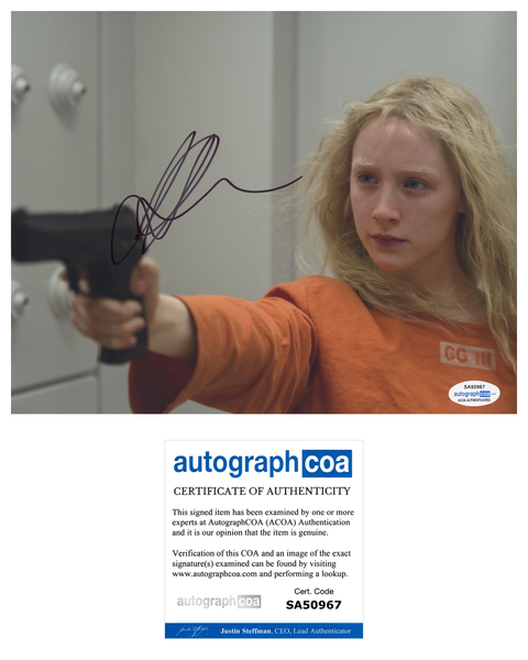 Saoirse Ronan Hanna Signed Autograph 8x10 Photo ACOA