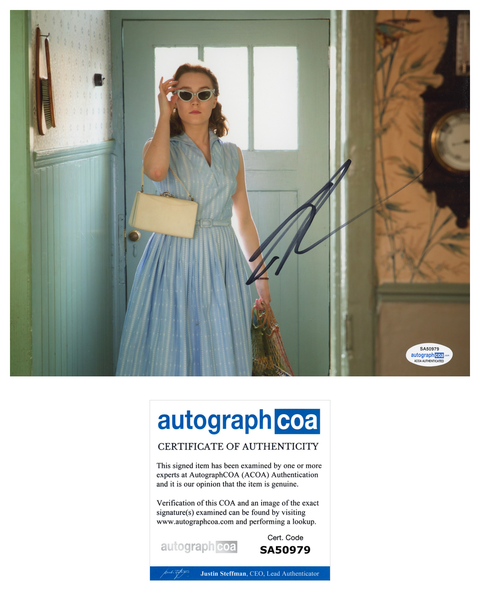 Saoirse Ronan Brooklyn Signed Autograph 8x10 Photo ACOA