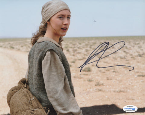 Saoirse Ronan Signed Autograph 8x10 Photo ACOA