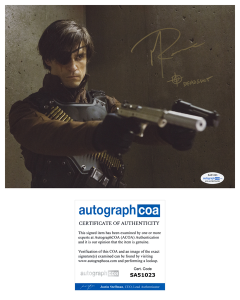 Michael Rowe Deadshot Arrow Signed Autograph 8x10 Photo ACOA