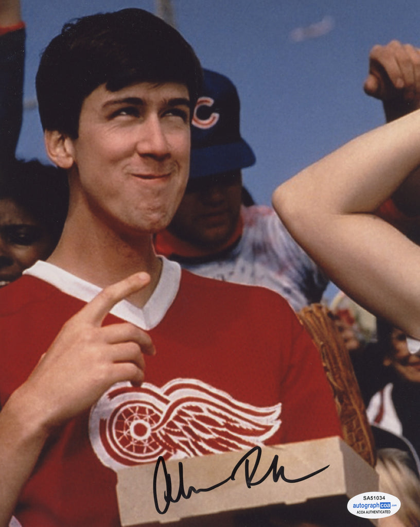 Alan Ruck Ferris Bueller's Day Off Signed Autograph 8x10 Photo ACOA ...