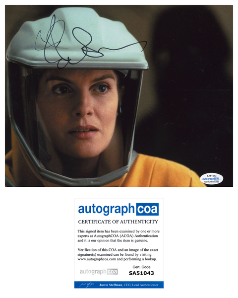 Rene Russo Outbreak Signed Autograph 8x10 Photo ACOA