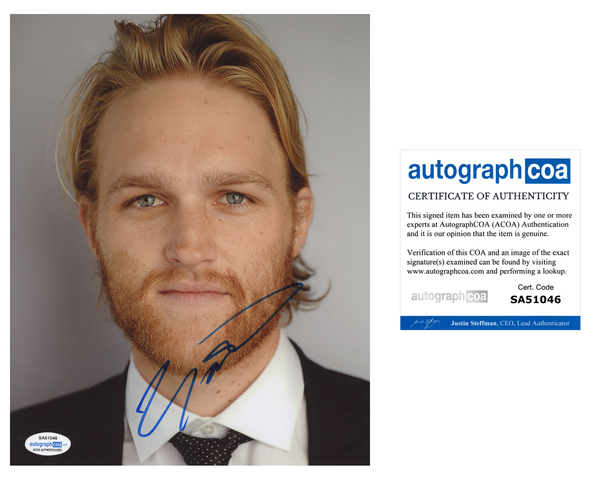 Wyatt Russell Falcon & The Winter Soldier Signed Autograph 8x10 Photo ACOA