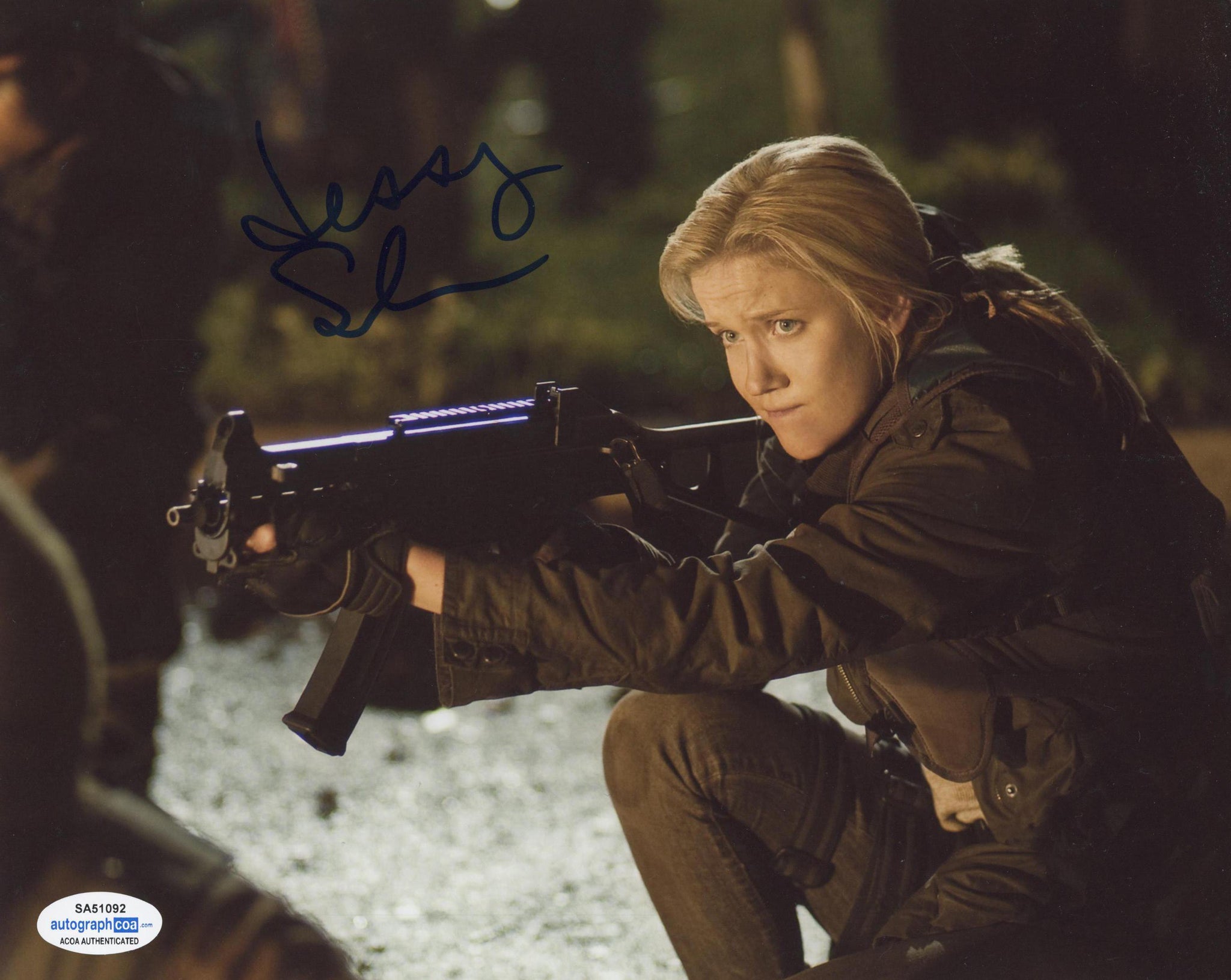 Jessy Schram Falling Skies Signed Autograph 8x10 Photo ACOA