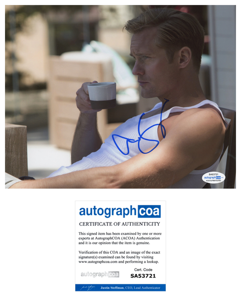 Alexander Alex Skarsgard Big Little Lies Signed Autograph 8x10 Photo ACOA