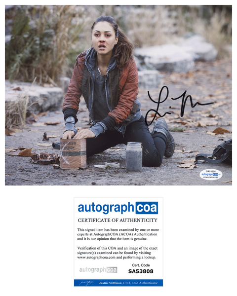 Lindsey Morgan The 100 Signed Autograph 8x10 Photo ACOA