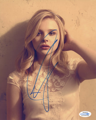 Chloe Moretz Sexy Signed Autograph 8x10 Photo ACOA