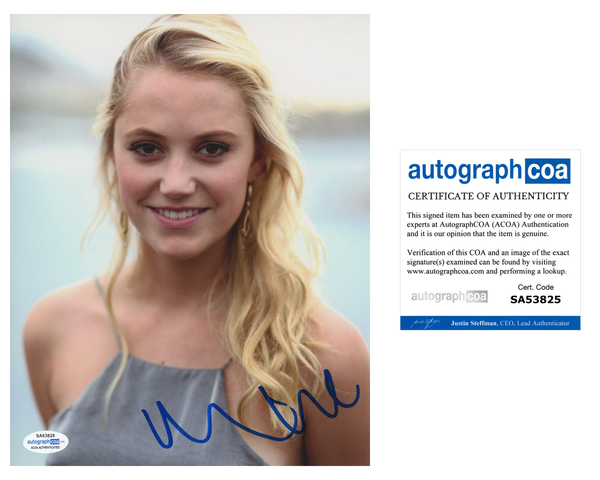 Maika Monroe Sexy Signed Autograph 8x10 Photo ACOA