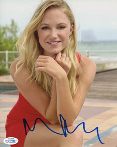 Maika Monroe Sexy Signed Autograph 8x10 Photo ACOA