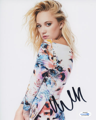 Maika Monroe Sexy Signed Autograph 8x10 Photo ACOA