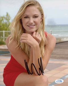 Maika Monroe Sexy Signed Autograph 8x10 Photo ACOA