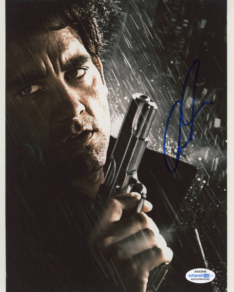 Clive Owen Sin City Signed Autograph 8x10 Photo ACOA