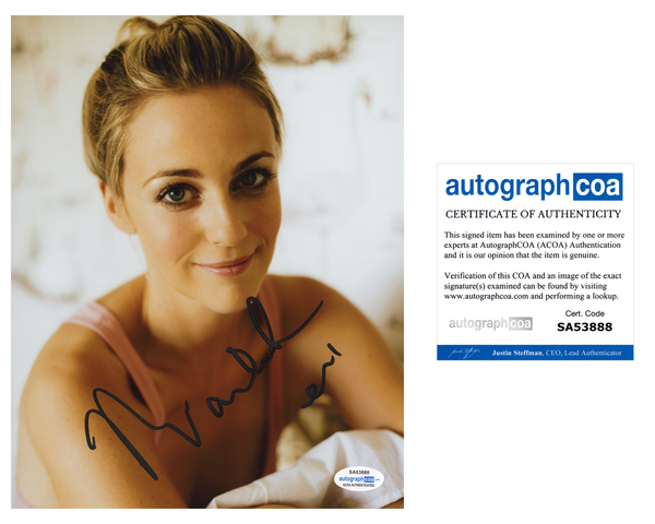 Miranda Raison Sexy Signed Autograph 8x10 Photo ACOA