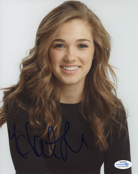 Haley Lu Richardson Sexy Signed Autograph 8x10 Photo ACOA