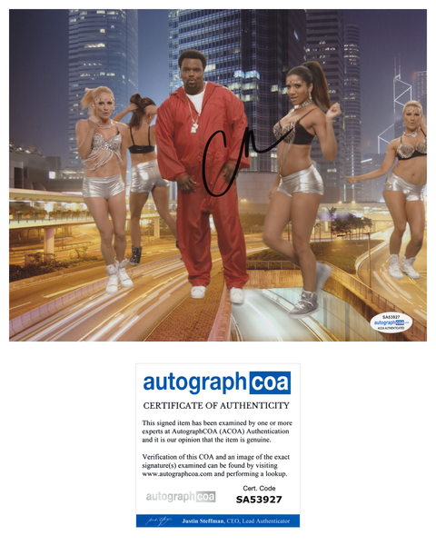 Craig Robinson Hot Tub Time Machine Signed Autograph 8x10 Photo ACOA