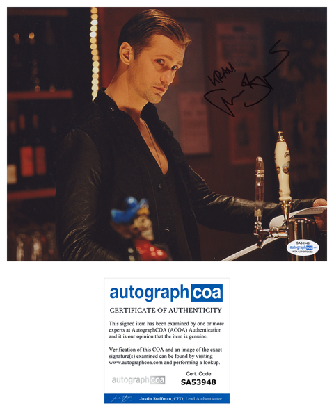 Alexander Skarsgard True Blood Signed Autograph 8x10 Photo ACOA
