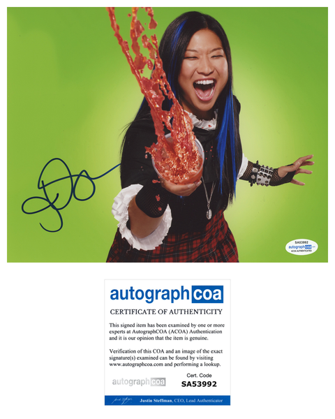 Jenna Ushkowitz Glee Signed Autograph 8x10 Photo ACOA