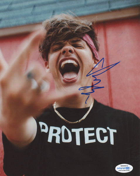 Yungblud Dominic Harrison Signed Autograph 8x10 Photo ACOA